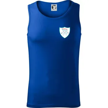 Zoubek na prsu - zubní pasta - Tílko pánské Core - XL ( Královská modrá )