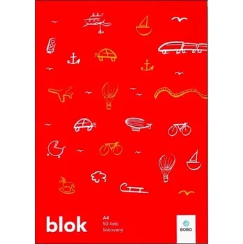 Poznámkový blok SVĚT A4 - linkovaný 50 listů