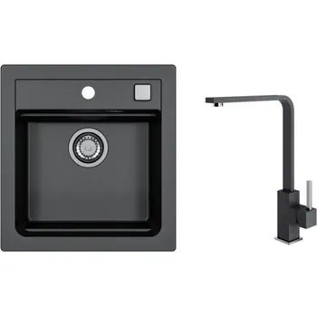 Granitový dřez Set Alveus Atrox 20/91 + Baterie Afra 91