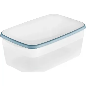 Dóza na potraviny Box 5,4 l FRANCO, sev.modrá, 31,5x20x12,5cm, pruž.víko, plast