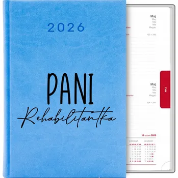 Kalendář Knižní kalendář 2026 A5 modrý