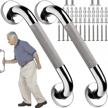 Madlo do koupelny, k vaně, do sprchy nerezová ocel 2 ks