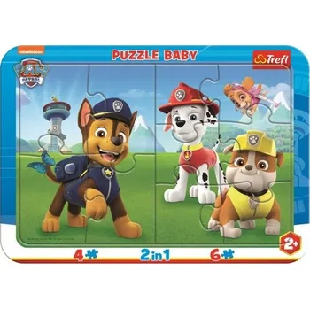 Puzzle Trefl Puzzle Tlapková patrola Baby 2v1