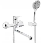 Nástěnná vanová baterie KFA Armatura Agat stříbrná