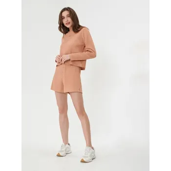 Dámské kraťasy Sinsay - Žerzejové kraťasy - broskvová - 6874J-24X - 6874J-24X-XS