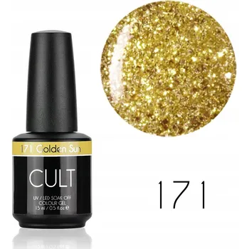 Přípravek na nehty CULT Colour Gel / Hybridní lak 15 ml UV/LED Golden Sun 171