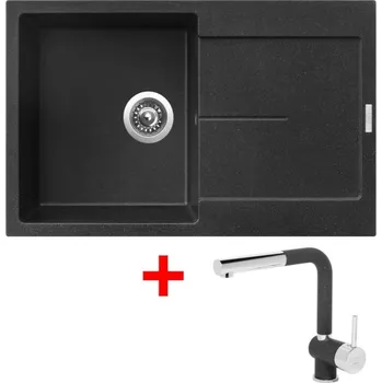 Granitový dřez Sinks ULTIMA 790 Granblack + Mix 3 P GR