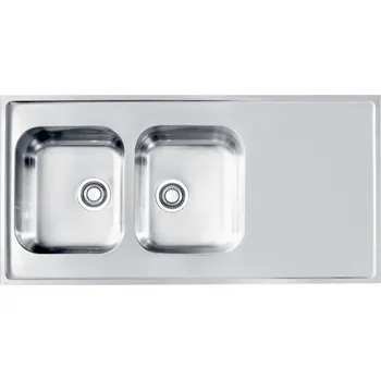 Nerezový dřez Alveus CLASSIC PRO 100 SAT + sifon 1200x600x190 mm F