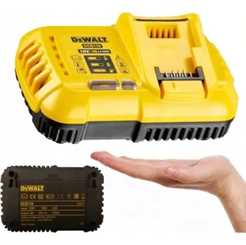 Rychlá nabíječka XR 18V a FLEXVOLT DeWalt DCB118, nabíjecí proud 8 A