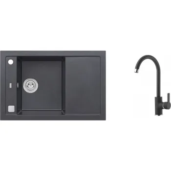 Granitový dřez SET ALVEUS FORMIC 30/91 + BATERIE TONIA 91