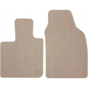 autokoberec FIAT 500E 19- koberce velur COMFORT BÉŽOVÉ PŘEDNÍ