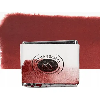 Vodová barva Akvarelová barva Roman Szmal AQUARIUS, půlpánvička - tmavě hnědá Barva: 135 – Indian Red