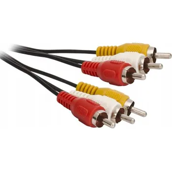 Audio kabel Kabel / 3x RCA zástrčky 1,8 m