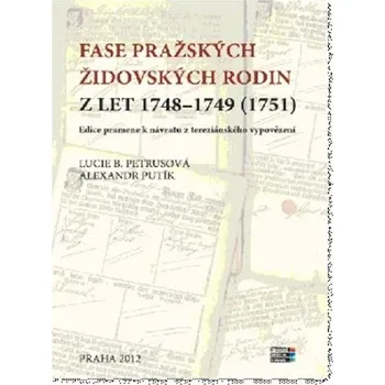 Fase pražských židovských rodin z let 1748 – 1749 (1751)