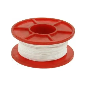 elektrický kabel Vodič Kynar; 0,25 mm; 1žilový, drát; Cu bílý 50 m