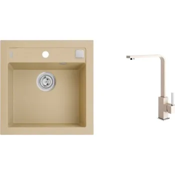 Granitový dřez SET ALVEUS FORMIC 20/55 + BATERIE AFRA 55