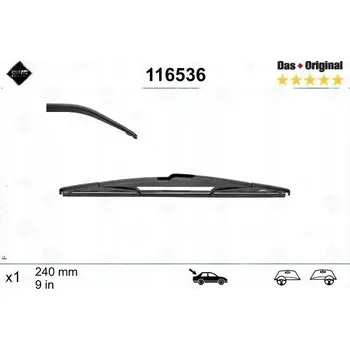 Stěrač Lišta stěrače SWF 116536 zadní 240 mm