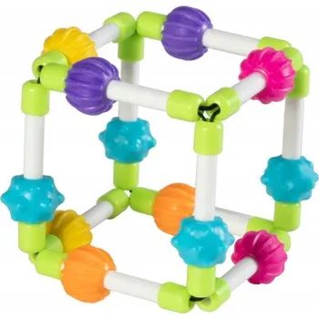 Kousátko na prořezávání zoubků Fat Brain Toys senzorické, vícebarevné, guma a plast