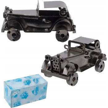 KOVOVÝ MODEL AUTA OLD'S MOBILE, KLASICKÝ, DEKORACE