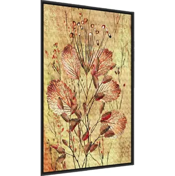 Obraz Plakát v Rámu Barevné LISTY Malba 3D 50x70