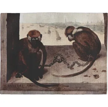 prostírání Prostírání na stůl Dvě opice Pieter Bruegel starší