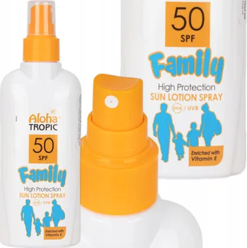 Přípravek na opalování Řecké opalování Aloha Tropic Opalovací mléko SPF50 vysoká ochrana