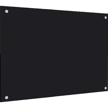 Obraz Ochranný panel do kuchyně, černý, 70x50 cm, tvrzené sklo