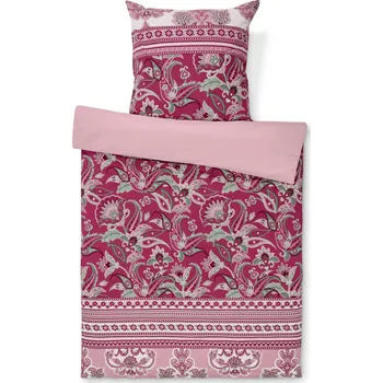 Povlečení 710937 - Tchibo - Polybavlněné povlečení - barva: růžová