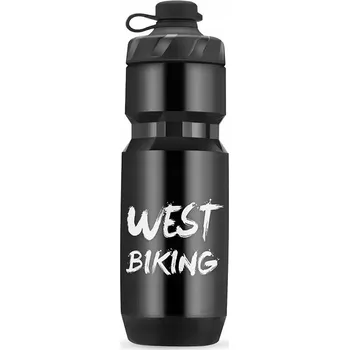 Láhev Lahev Na Pití na kolo s náustkem, 710 ml, černý