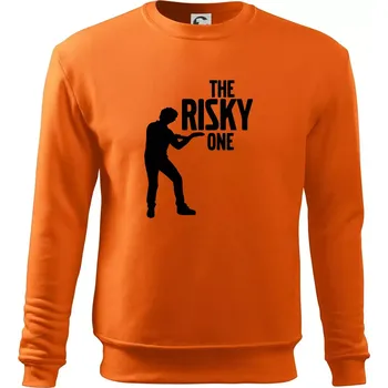 Pánská mikina Bachelor party - The risky one - Mikina Essential pánská - S ( Oranžová )