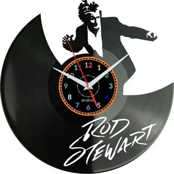 Hodiny Nástěnné hodiny Rod Stewart - vinylová deska Památka Dárek narozeninám Pro Ni