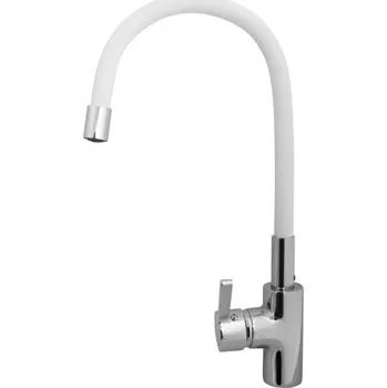 Vodovodní baterie Kuchyňská baterie Pyramis Flessi Bílá