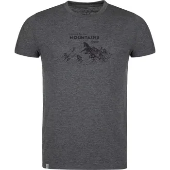 Pánské tričko Pánské funkční tričko Kilpi GAROVE-M tmavě šedá XS