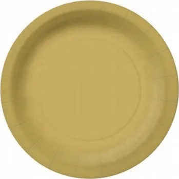 Talíř Talířky Paw zlaté 18 cm, 8 ks