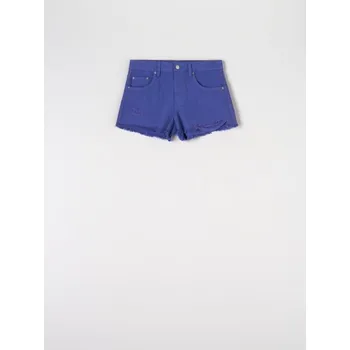 Dámské kraťasy Sinsay - Džínové kraťasy - fialová - 0355U-45J - 0355U-45J-36