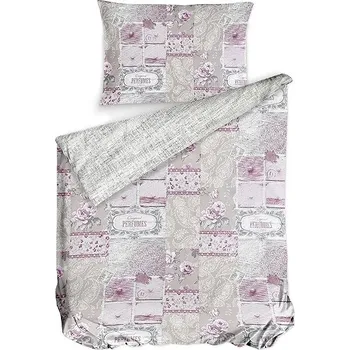 Povlečení Gipetex Bavlněné povlečení Chic Rosa 140 × 220 / 70 × 90 cm