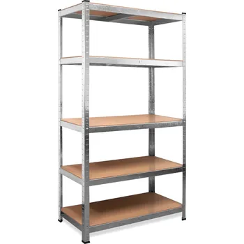 regál Regál pro vysoké zatížení 180x90x40cm | Stříbrná