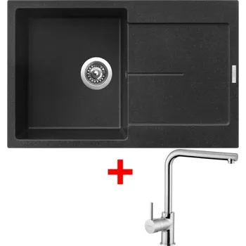 Granitový dřez Sinks ULTIMA 790 Granblack + Elka