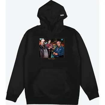 Pánská mikina DGK mikina - Boys Night Hooded Fleece Black (MULTI) velikost: XL