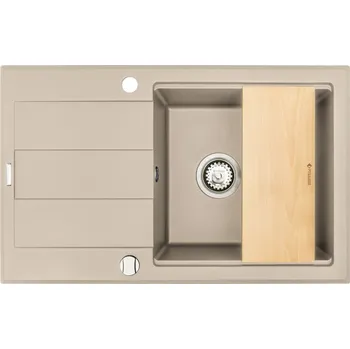 Granitový dřez Granitový dřez Pyramis Sparta Plus Lux 78x48 1B 1D Beige