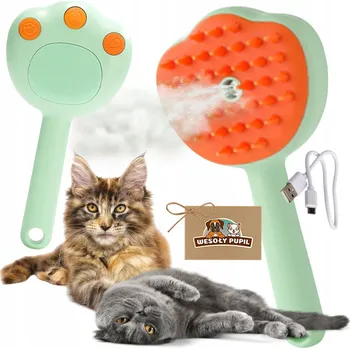 Kosmetika pro psa PARNÍ KARTÁČ PRO KOČKY A ZVÍŘATA ELEKTRICKÝ PRO PÉČI O SRST