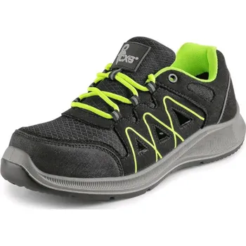 Pracovní obuv VUKA TEXLINE S1P CXS polobotka - čern/zelen - 45