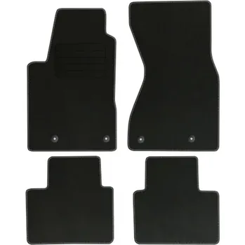 autokoberec Velurové autokoberce s upevněním v sadě Edecor