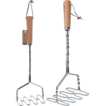 Mačkadlo na brambory Mačkadlo brambor 37cm, dřevo/kov