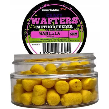 Boilies Crazy Wafters Dumbells GENLOG Vanilka 6mm 15g