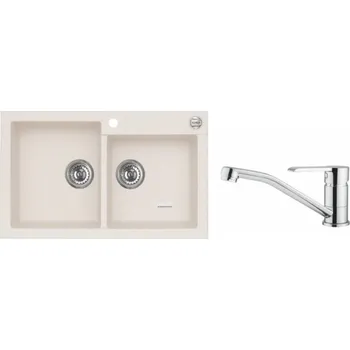 Granitový dřez SET ALVEUS ROCK 90 - 11+ BATERIE RUTA CHROM