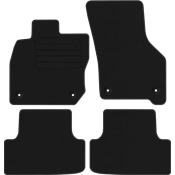 autokoberec Velurové autokoberce s upevněním v sadě Edecor