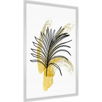 Obraz Plakát na zeď Malba LIST Line-Art Dekorace 60x80