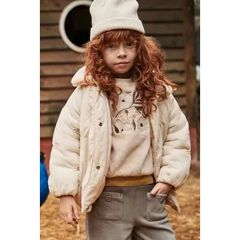 Dívčí bunda Dětská bunda Mayoral 4446.6J.Mini.9BYA béžová 08X, vel. 110