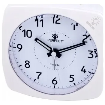 Budík Budík Perfect šedý, 5,6 cm